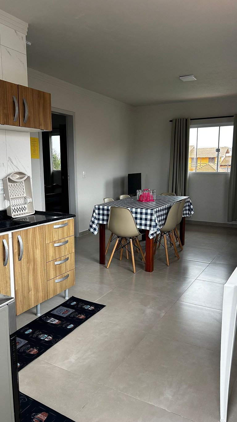 apartamento 2 quartos com ar , mar aberto