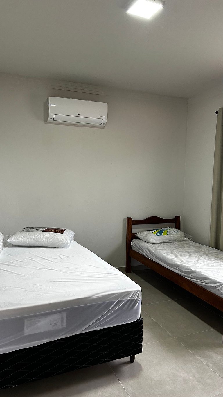 apartamento 2 quartos com ar , mar aberto