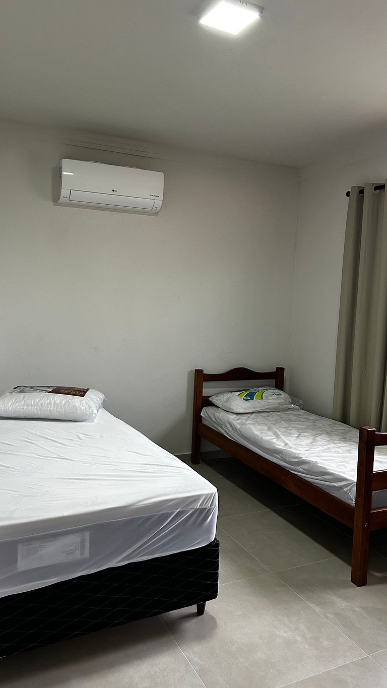 apartamento 2 quartos com ar , mar aberto