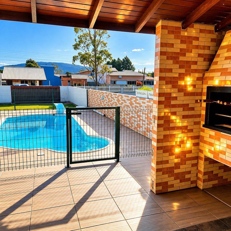 casa com piscina Mar Azul