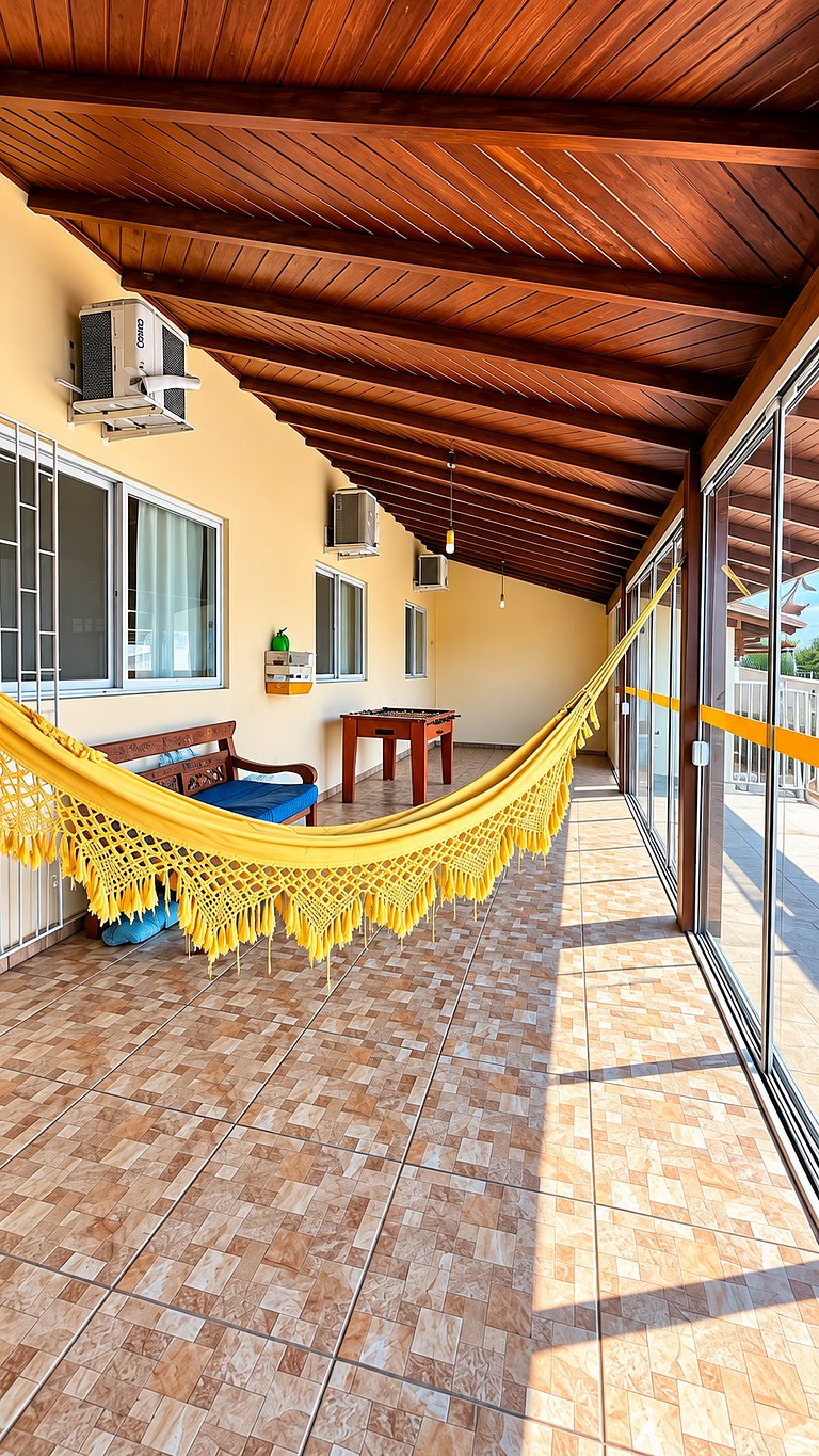 casa com piscina Mar Azul