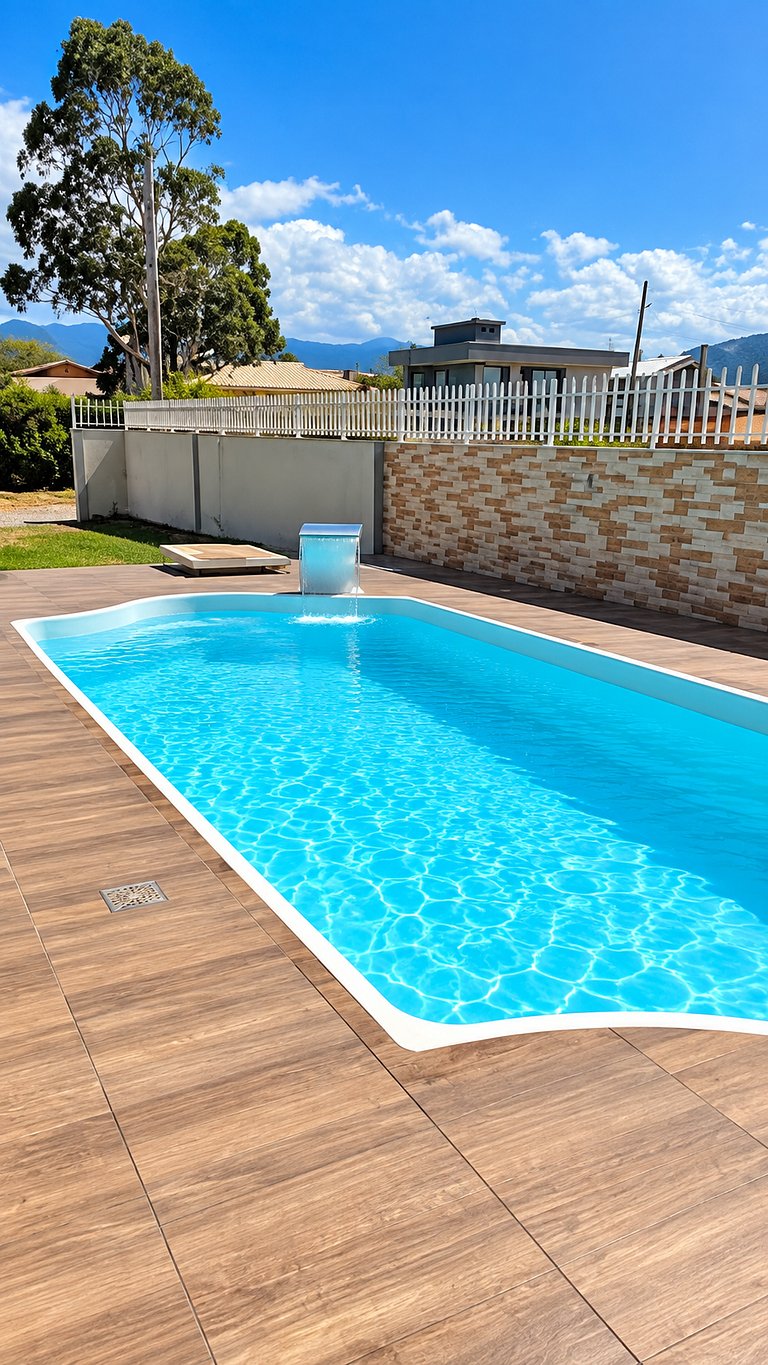 casa com piscina Mar Azul
