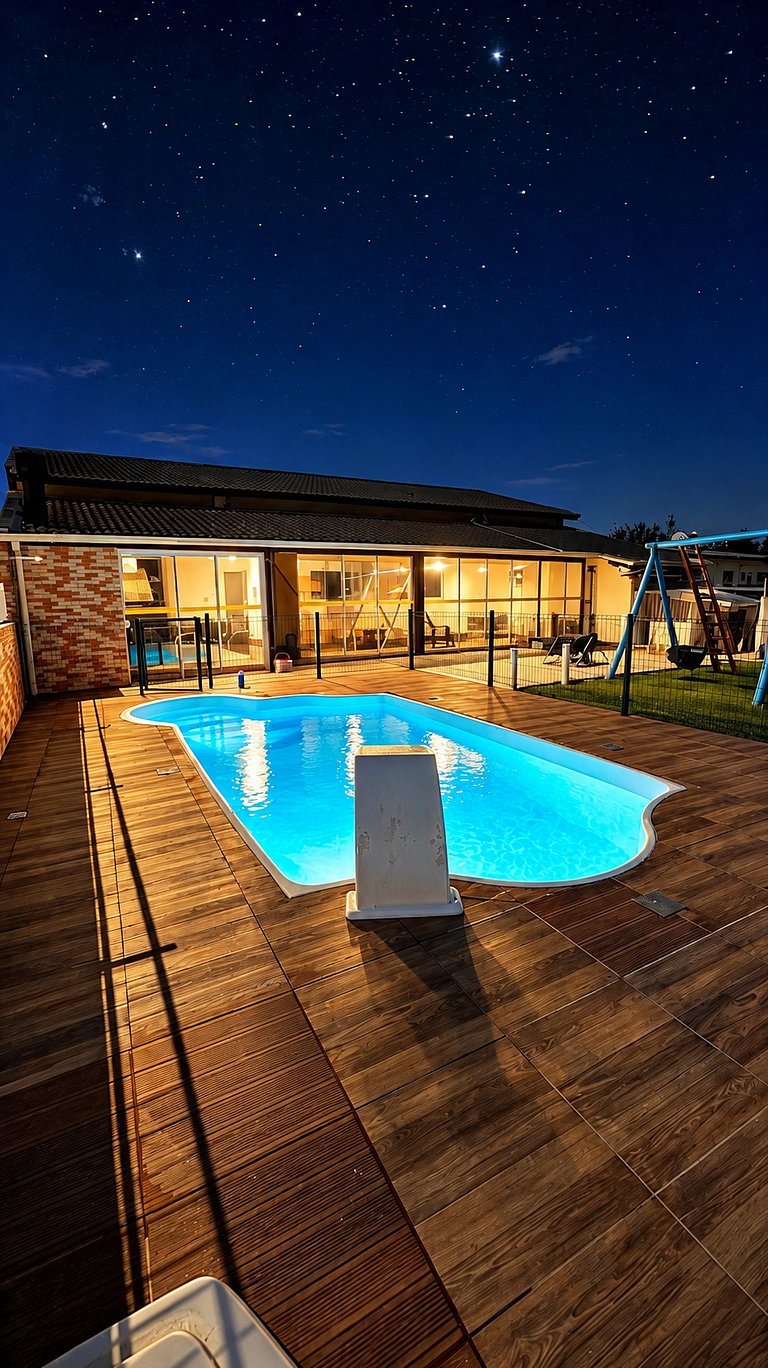 casa com piscina Mar Azul