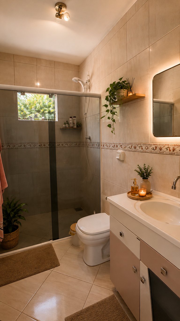 Casa espaçosa no Centro da Pinheira, a 700 metros da praia