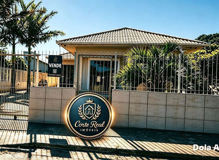 Casa espaçosa no Centro da Pinheira, a 700 metros da praia